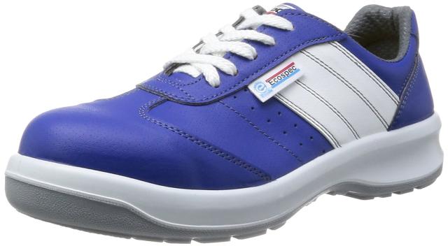 ミドリ安全 静電安全靴 【エコマーク認定品】 《履き心地ファーストクラス》 男女兼用 エコスペック ESG3890eco静電 ブルー 24.5 cm
