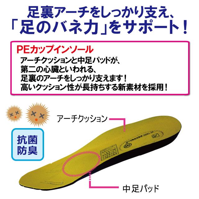 ミドリ安全 静電安全靴 【エコマーク認定品】 《履き心地ファーストクラス》 男女兼用 エコスペック ESG3890eco静電 ホワイト 25.0 c