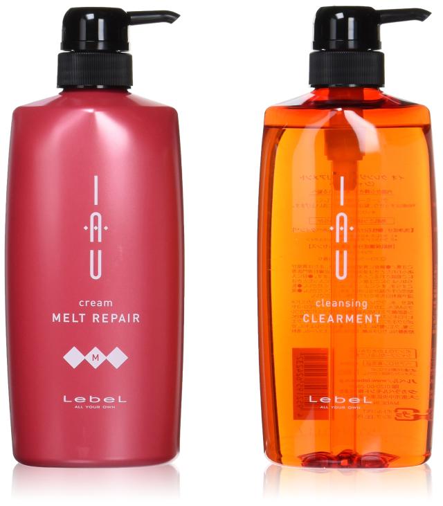 ルベル IAU イオ クレンジング クリアメント(シャンプー)600ml＆イオ クリーム メルトリペ