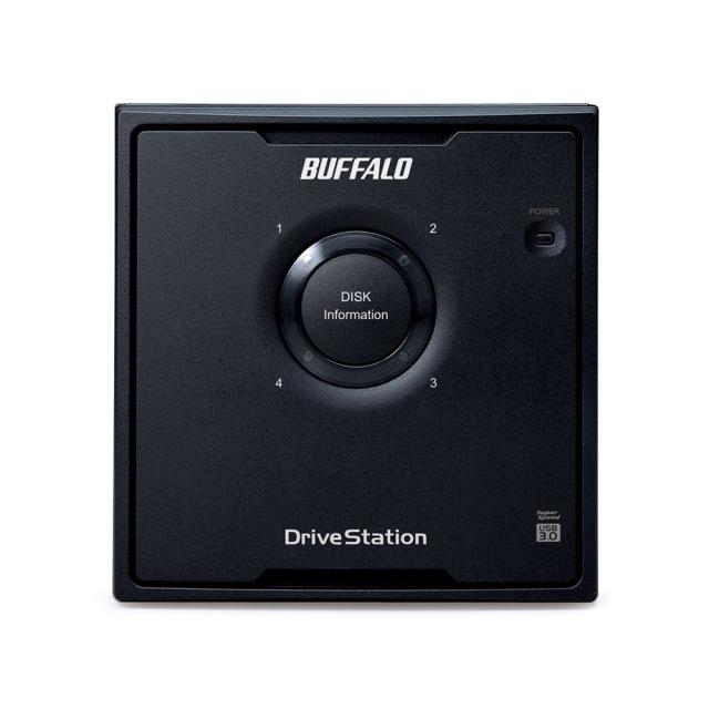 BUFFALO RAID5対応 USB3.0用 外付けハードディスク 4ドライブモデル 4TB HD-QL4TU3/R5J