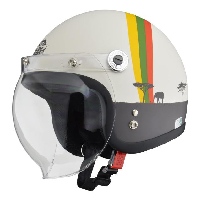先んじる産業(LEAD) バイクヘルメ ット ジェット機 Street Alice スモール置き目 アフリカ レディース QP-2 - レディース無償性 (頭囲 55糎~62糎