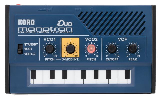 KORG(コルグ) アナログ シンセサイザー monotron DUO モノトロン デュオ 手のひらサイズ/シンプルなレイアウトで入門用に最適 /スピーカ