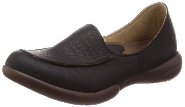 リゲッタ シューズ ドライビングローファー レディース ブラック 24.0 cm~24.5 cm 3E