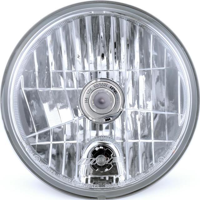 IPF ヘッドライト ASSY ハロゲン H4 丸形 2灯式 マルチリフレクター ポジション付き 純正採用品 HL-41の通販は