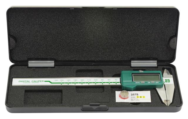 新潟精機 SK デジタルノギス 左勝手タイプ 150mm D-150HLの通販はau 