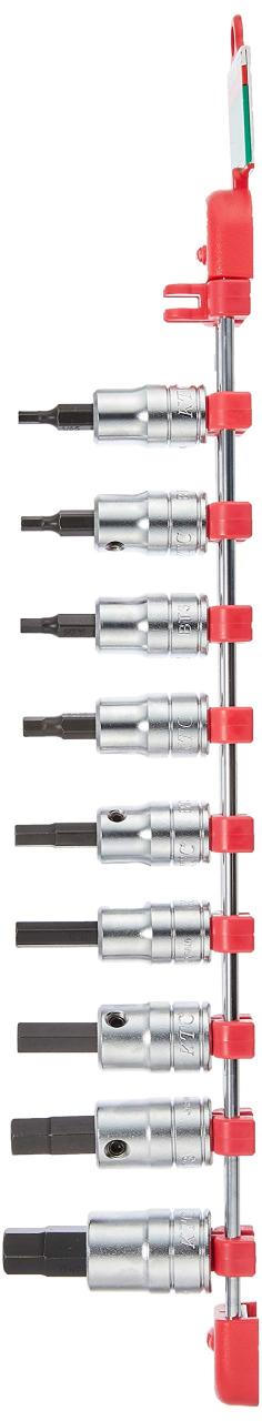 京都機械工具(KTC) 9.5mm (3/8インチ) ショートヘキサゴン ビットソケット セット 9個組 TBT3S09BHの通販は