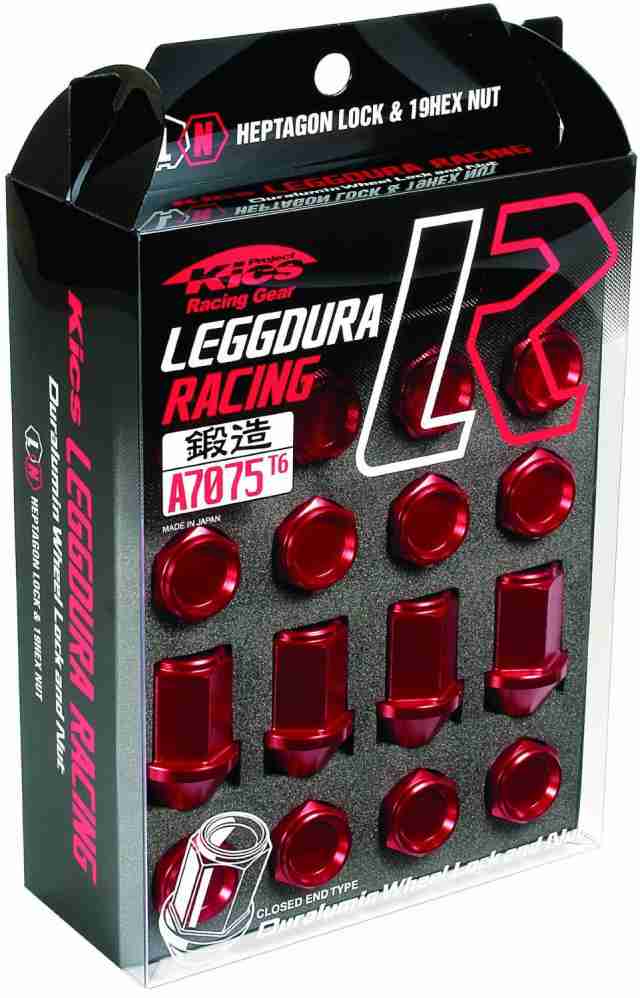 KYO-EI 協永産業 Kics LEGGDURA RACING LEGGDURA RACING M12XP1.25 レット゛ 個数:16P 品番 KIC36R