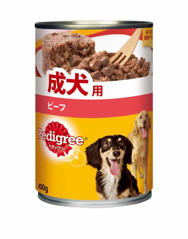 【送料無料】ペディグリー 成犬用 ビーフ 400g×24缶入り ドッグフード・缶詰