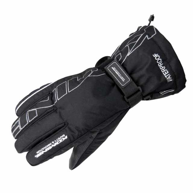 コミネ バイク用 レインオーバーグローブ ブラック/シルバー L GK-132 722 防水の通販は