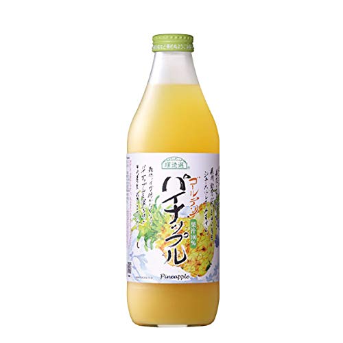 順造選 ゴールデンパイナップル（果汁100％ パイナップルジュース）1000ml×3本入