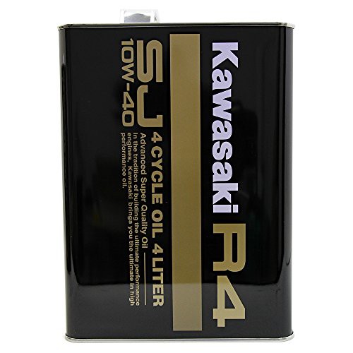 カワサキ 純正(KAWASAKI) エンジンオイル R4 SJ10W-40 4L缶の通販は 7,083円