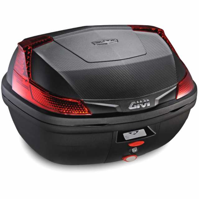 GIVI(ジビ) バイク用 リアボックス 47L 未塗装ブラック レッドレンズ モノロックケース BLADE B47NML 76871の通販はau  PAY マーケット - morushop | au PAY マーケット－通販サイト