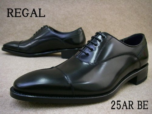 リーガル REGAL 25AR BE ブラック フォーマル ストレートチップ ビジネスシューズ 26.5cm ウェア＆シューズ