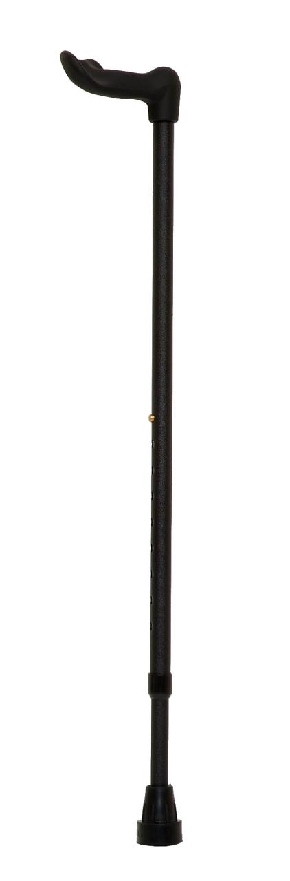 ドイツ オッセンベルグ社 伸縮式ステッキ 右手用 FG-3右 レザーブラック適応身長 142~182cm