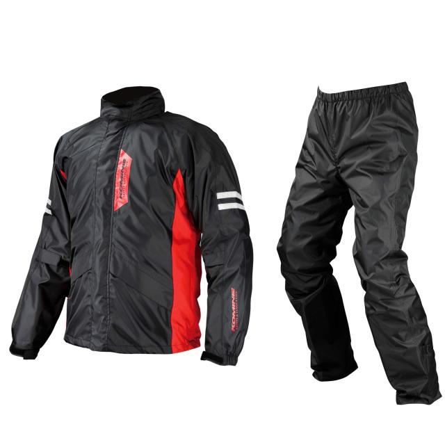 KOMINE バイク用レインウェア 03-539 メンズ Black L