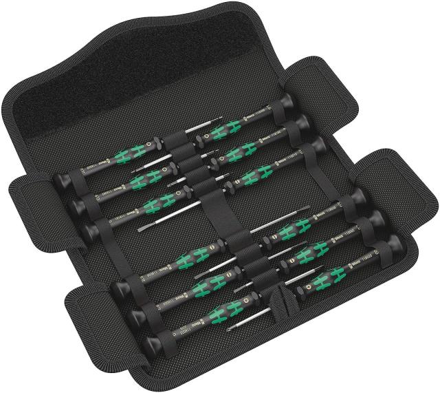 Wera(ヴェラ) 05073675001 | Kraftform 精密作業向けマイクロドライバーセット 12点