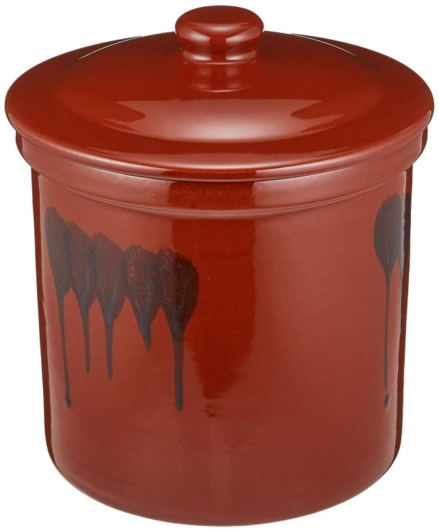 ヤマキイカイ(Yamakiikai) 漬物器 茶 5.4L 蓋付切立瓶3号 H10の通販は 6,108円