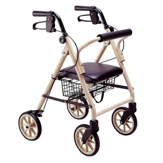 竹虎 ヒューマンケア 歩行車 ハッピーミニ ミルクティーベージュの通販は 27,260円