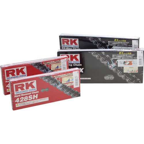 アールケー(RK) ドライブチェーン 525X-XW 120L カシメジョイント スチール