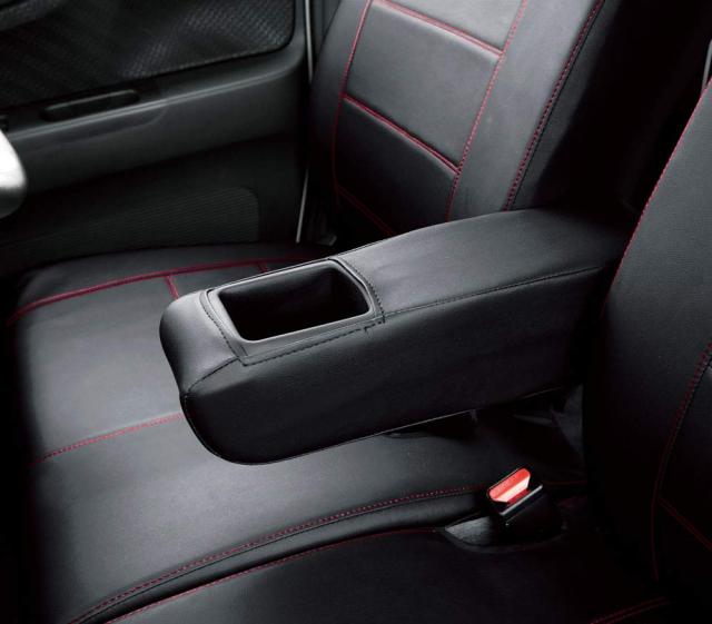 ボンフォーム(BONFORM) シートカバー ソフトレザーR M4-33 N-BOX 専用2列車 M4-33 N-BOX レッド 4497-50R