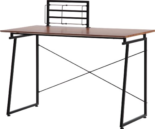 不二貿易 デスク 幅120cm ダークブラウン スマート 94897の通販は