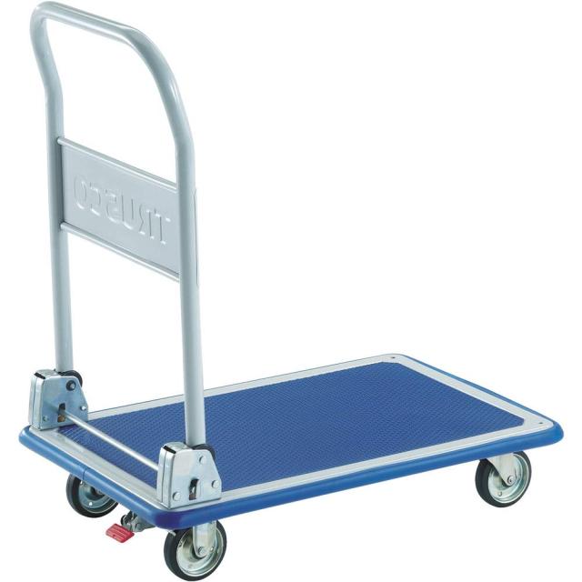 トラスコ中山(TRUSCO) ドンキーカート 台車 810×510mm 折りたたみ式 ストッパー付き 軽量 201NS