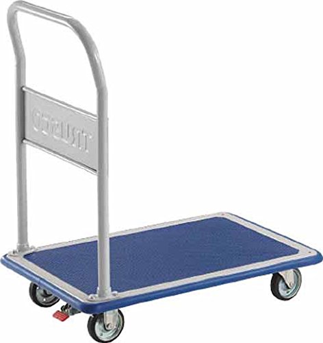 TRUSCO(トラスコ) ドンキーカート 固定式810×510 ストッパー付き 202NS 台車 折りたたみ 軽量
