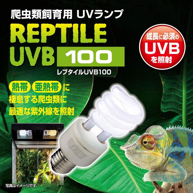 EXO TERRA (エキゾテラ) レプタイルUVB100 13W PT2186 熱帯・亜熱帯