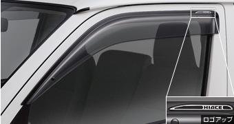 TOYOTA(トヨタ) 純正部品 HIACE ハイエース サイドバイザー RVワイド