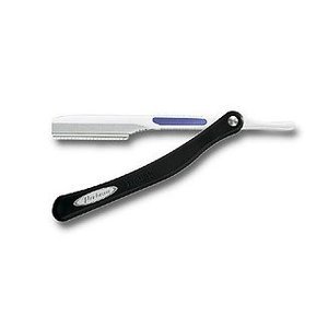 フェザー安全剃刀 プレビューレザー レギュラータイプ ブラック