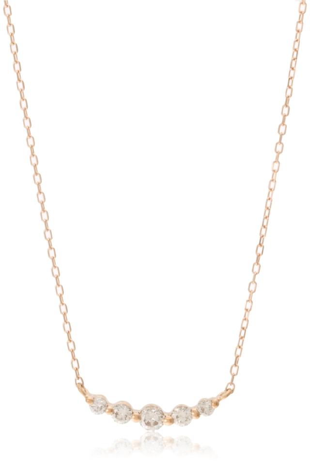 ディーコレクション レディース ダイヤモンド 0.3ct ピンクゴールド K18 ネックレス FPN189901P