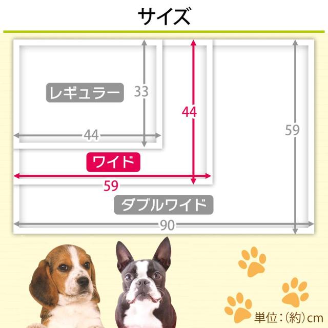 アイリスオーヤマ ペットシーツ 薄型 1回使い捨て 抗菌 消臭 小型犬・中型犬 ワイド 100枚×4