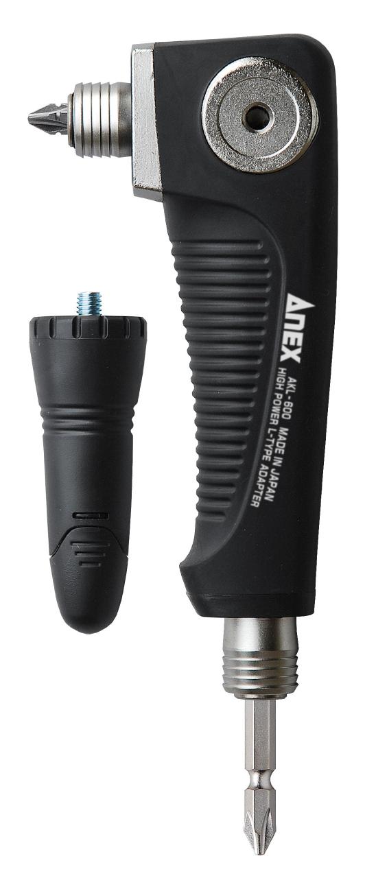 アネックス(ANEX) L型アダプター 強靭タイプ(サイズを選ばない) AKL-600【狭い場所や角、隅に使える強靭なモデル】アングル ドライバー