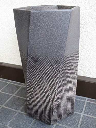 陶器傘立て 櫛目ひねり六角 しがらき焼の通販は