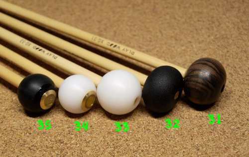 PLAY WOOD Keyboard Mallet Orchestra Series XG 安江佐和子プロデュース 木琴・鉄琴用マレット (XG-35 グロッケン)