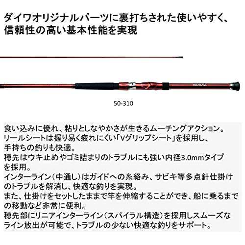 ダイワ(DAIWA) 船ロッド インターライン シーフレックス64 30-350