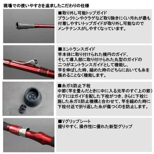 ダイワ(DAIWA) 船ロッド インターライン シーフレックス64 50-310