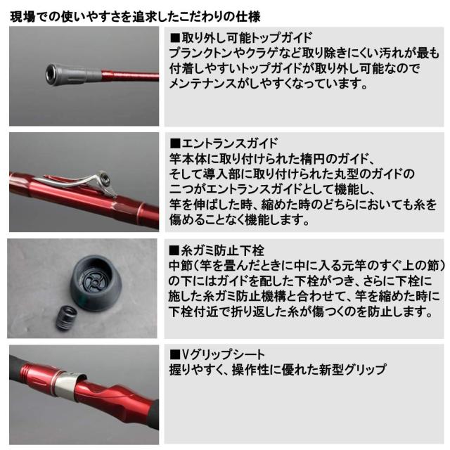 ダイワ(DAIWA) 船ロッド インターライン シーフレックス64 80-310