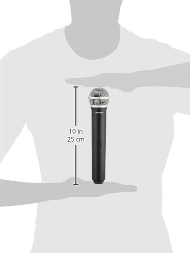 SHURE シュア ワイヤレスマイク ハンドヘルド型 送信機 BLX2/PG58 : プロ 仕様 歌 歌手 ボーカル パフォーマンス ライブ イベント プレゼ_1