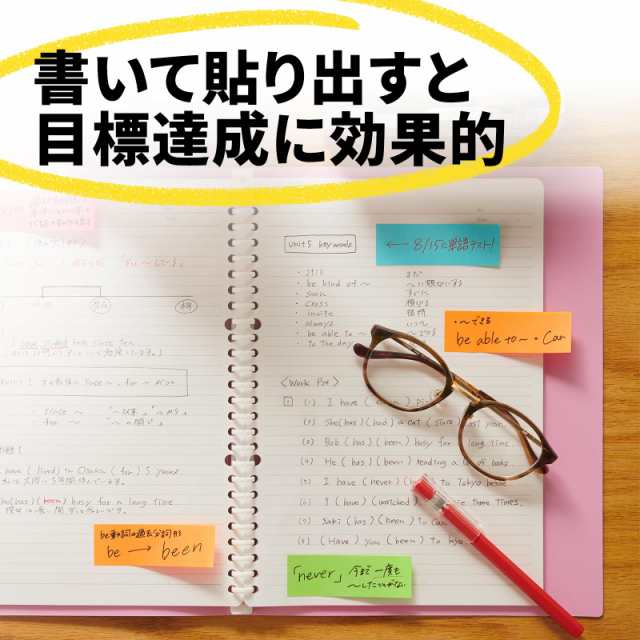 ポストイット 付箋 業務用 ふせん イエ ロー 75×25mm 100枚×80パッド