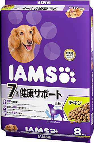 【送料無料】アイムス (IAMS) ドッグフード 7歳以上用 健康サポート 小粒 チキン シニア犬用 8キログラム (x 1)