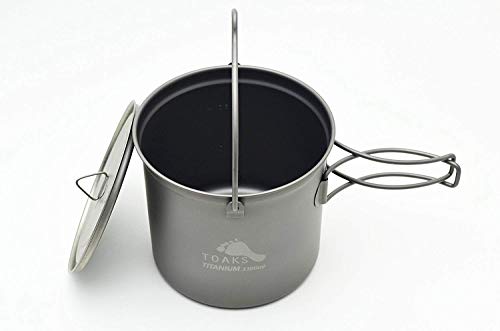 トークス(Toaks) ポット ベイルハンドル付 1100ml POT-1100-BH_1