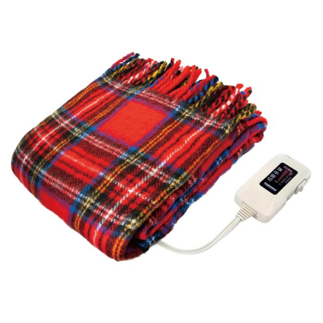 Sugiyama 電気ひざ掛け毛布 洗える 日本製 140×82cm レッド NA-055H-RTの通販は 4,571円