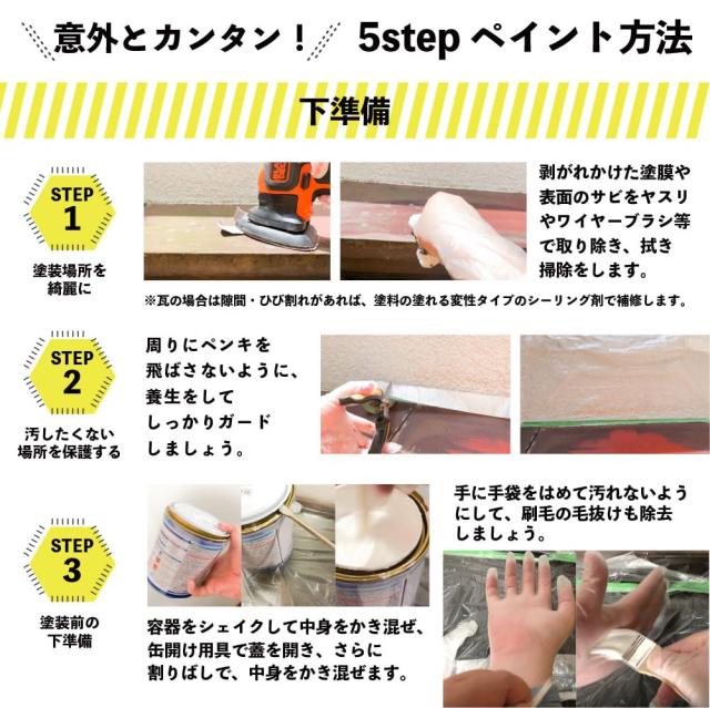 カンペハピオ ペンキ 塗料 水性 つやあり 屋根用 赤外線反射 遮熱塗料 紫外線 速乾性 水性シリコン遮熱屋根用 ホワイト 7K 日本製 003776_5