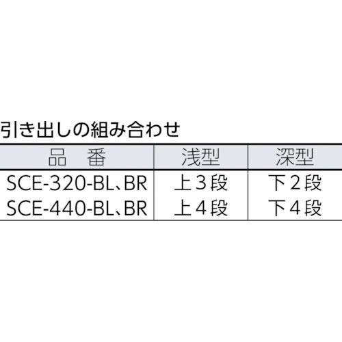 アイリスオーヤマ スーパークリア チェ スト ホワイト/クリアブルー SCE-1000_6