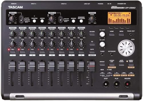 TASCAM(タスカム) DP-03SD マルチトラックレコーダー DIGITAL PORTASTUDIO 8トラック SD/SDHC MTR 音楽制作 ギター ボーカル バンド録音