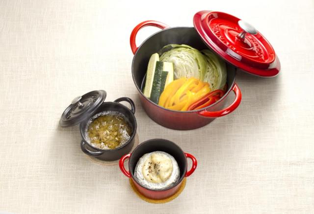 イシガキ 両手鍋 鉄鋳物 ボン・ボネール ココット ガス火 IH 兼用 レッド オーバル 17cm イシガキ産業 イシガキ 両手鍋 鉄鋳物 ボン・ボネール ココット ガス火