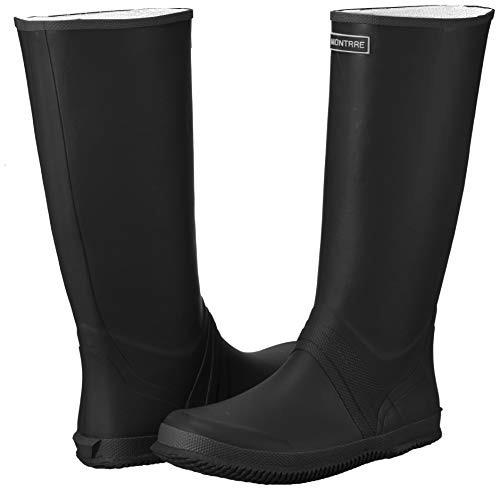 アキレス レインブーツ 長靴 折りたたみ可能 軽量 レディース メンズ ILB 0760 ブラック 22.5~23.0cm