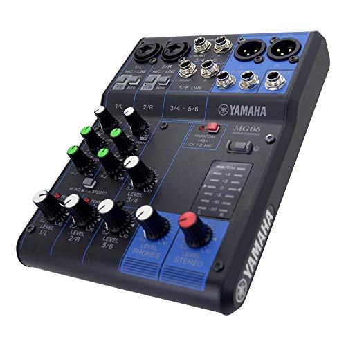 ヤマハ 6ch アナログミキサー ミキシングコンソール MG06 YAMAHA ( ヤマハ ) MG06 アナログミキサー 送料無料 | サウンド