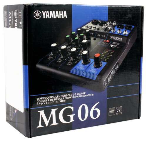 ヤマハ YAMAHA 6チャンネルミキシングコンソール MG06 最最大2